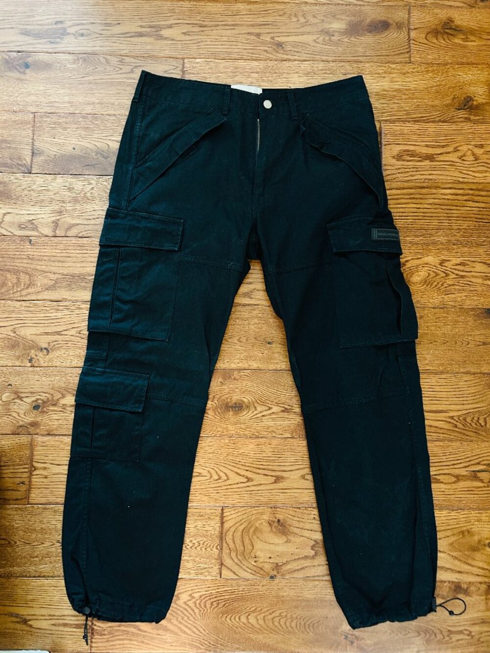 Daniel Patrick 7 Pocket Cargo Black Twill / L